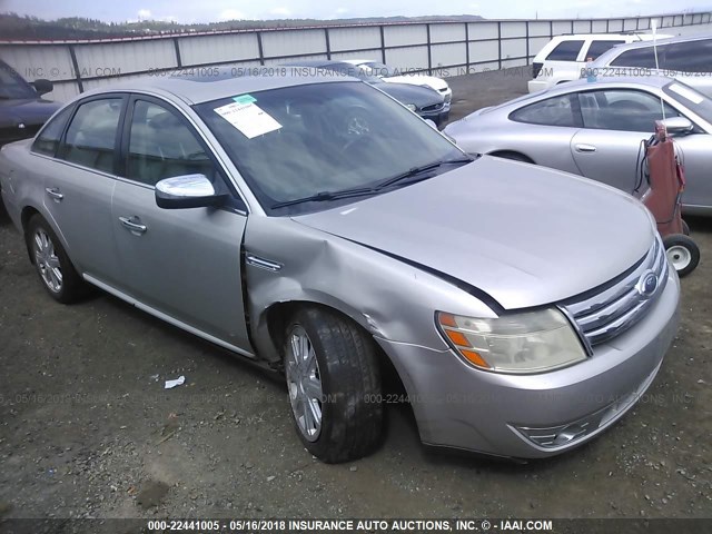 1FAHP28W98G120259 - 2008 FORD TAURUS LIMITED SILVER photo 1