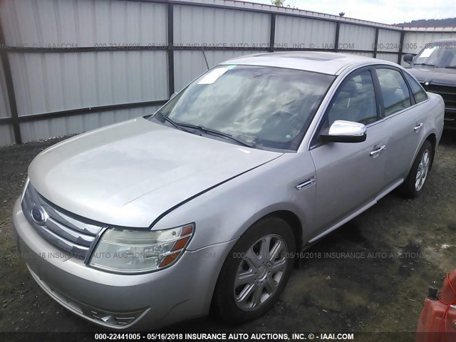 1FAHP28W98G120259 - 2008 FORD TAURUS LIMITED SILVER photo 2