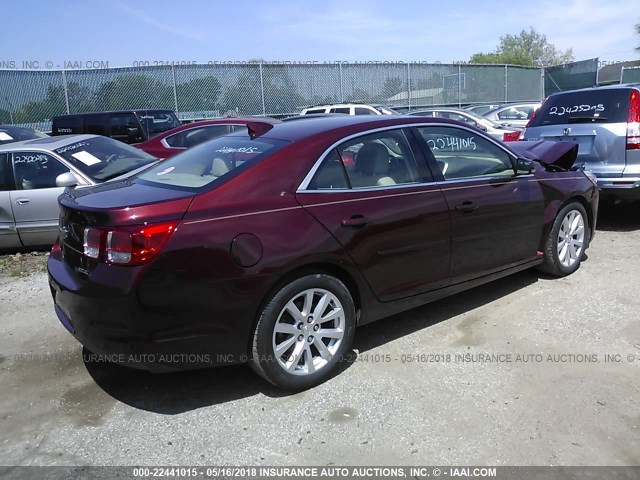 1G11D5SL1FF224521 - 2015 CHEVROLET MALIBU 2LT BURGUNDY photo 4