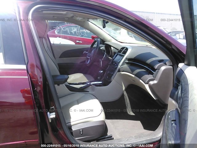 1G11D5SL1FF224521 - 2015 CHEVROLET MALIBU 2LT BURGUNDY photo 5