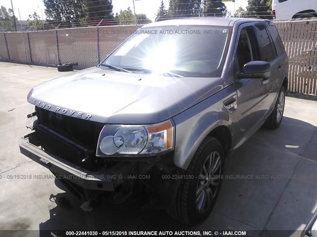 SALFT24N09H123632 - 2009 LAND ROVER LR2 HSE TECHNOLOGY GRAY photo 2