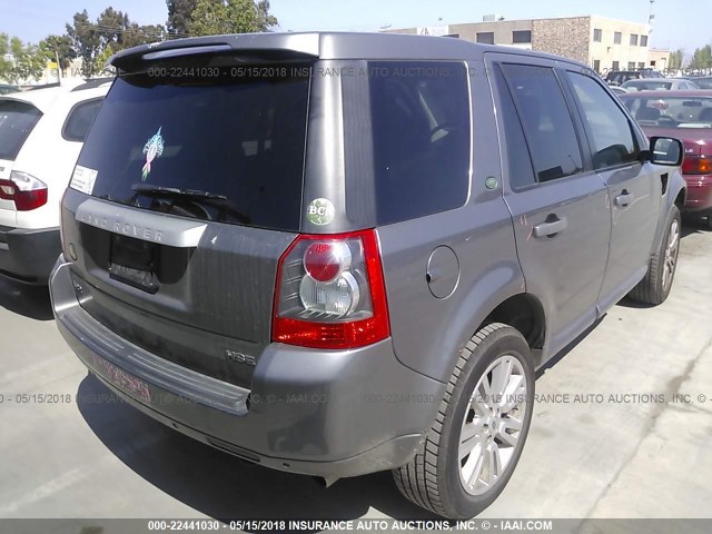 SALFT24N09H123632 - 2009 LAND ROVER LR2 HSE TECHNOLOGY GRAY photo 4