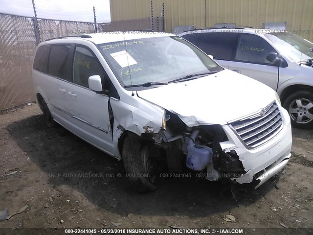 2A4RR5D10AR500819 - 2010 CHRYSLER TOWN & COUNTRY TOURING WHITE photo 1