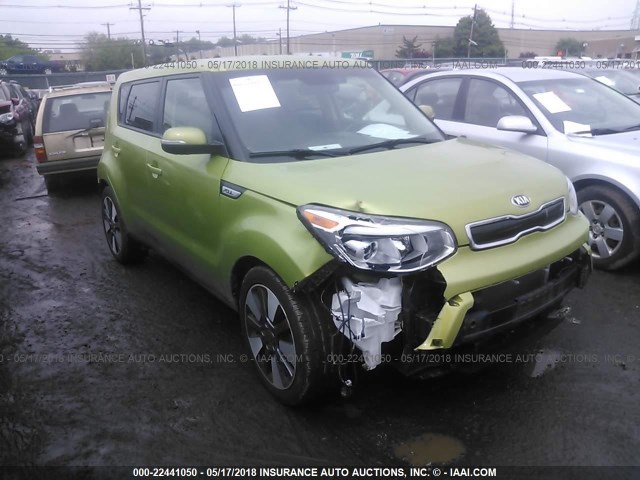 KNDJX3A52E7741762 - 2014 KIA SOUL ! GREEN photo 1