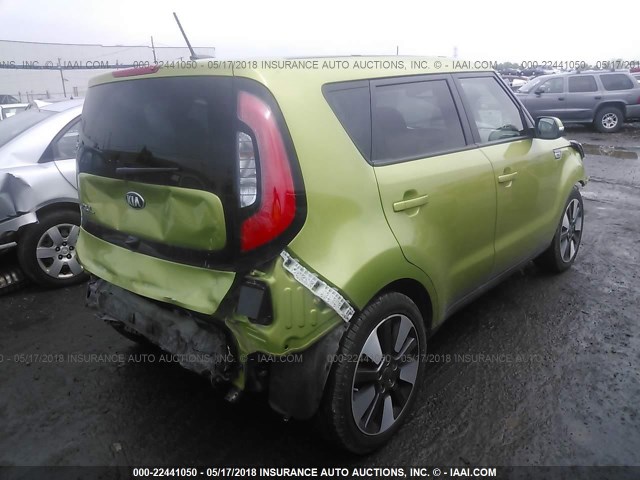 KNDJX3A52E7741762 - 2014 KIA SOUL ! GREEN photo 4