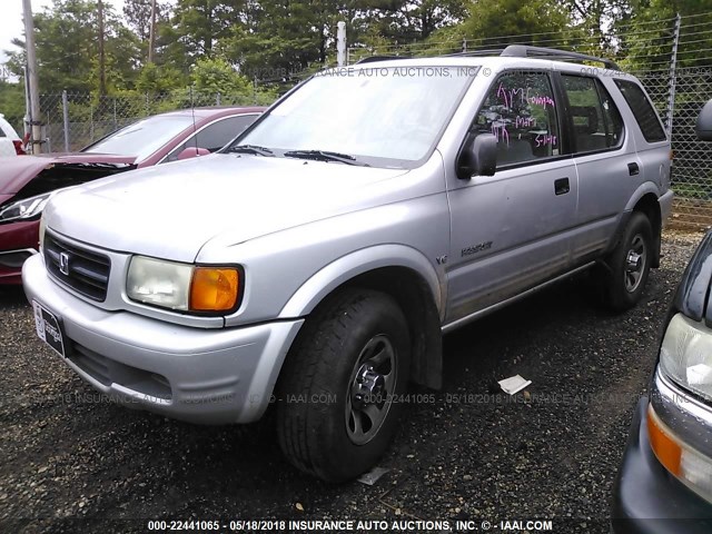 4S6CK58W9X4414574 - 1999 HONDA PASSPORT EX/LX Արծաթագույն լուսանկար 2