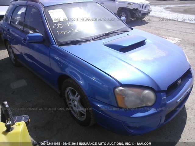 JF1GG29664G805789 - 2004 SUBARU IMPREZA WRX BLUE photo 1