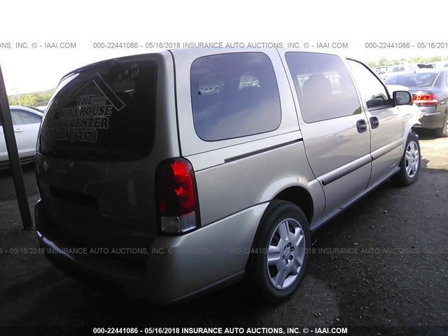 1GNDV23W57D191164 - 2007 CHEVROLET UPLANDER LS 米色 照片 4