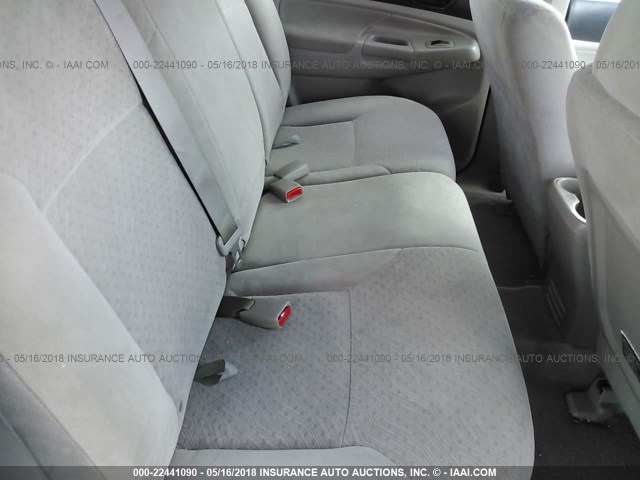 5TEJU62N16Z282789 - 2006 TOYOTA TACOMA DOUBLE CAB PRERUNNER BLUE photo 8