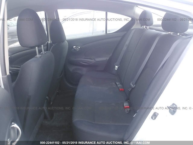 3N1CN7AP3CL909539 - 2012 NISSAN VERSA S/SV/SL SILVER photo 8