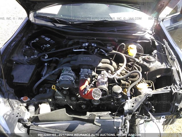 JF1ZNAA12G9707988 - 2016 TOYOTA SCION FR-S BLACK photo 10