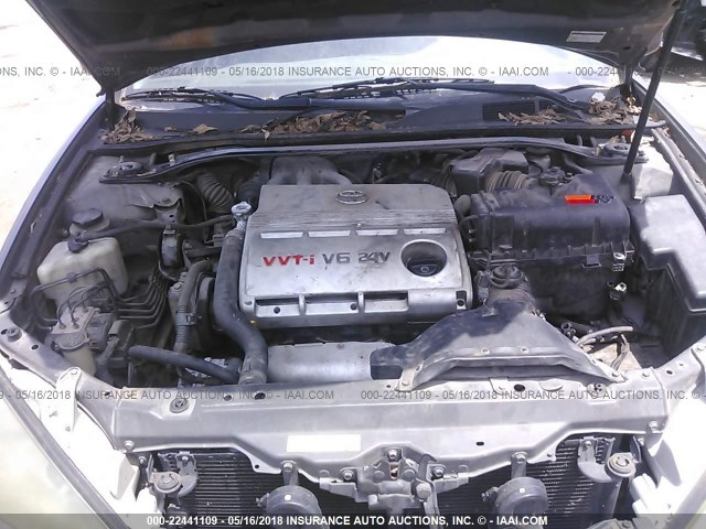 4T1BF32K73U552756 - 2003 TOYOTA CAMRY LE/XLE/SE GRAY photo 10