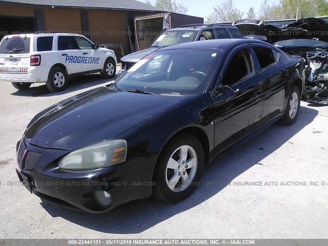 2G2WP552081153012 - 2008 PONTIAC GRAND PRIX BLACK photo 2