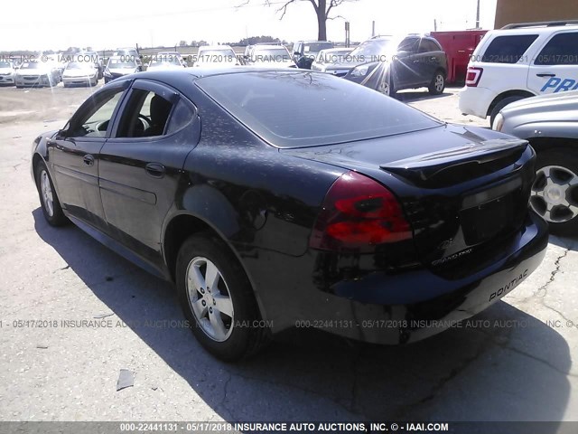 2G2WP552081153012 - 2008 PONTIAC GRAND PRIX BLACK photo 3