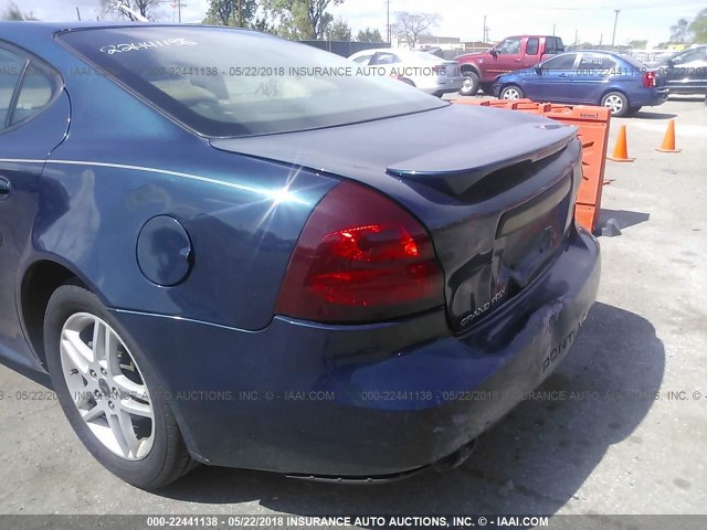 2G2WR554461275543 - 2006 PONTIAC GRAND PRIX GT BLUE photo 6