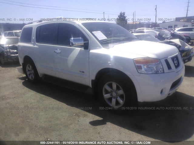 5N1AA08D38N630405 - 2008 NISSAN ARMADA SE/LE WHITE photo 1