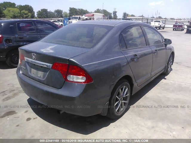 2HGFA1F34AH523924 - 2010 HONDA CIVIC VP GRAY photo 4