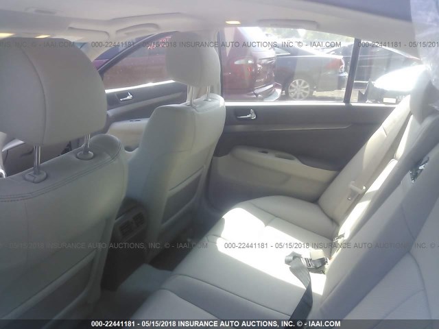 JN1CV6AR0DM756721 - 2013 INFINITI G37 GRAY photo 8