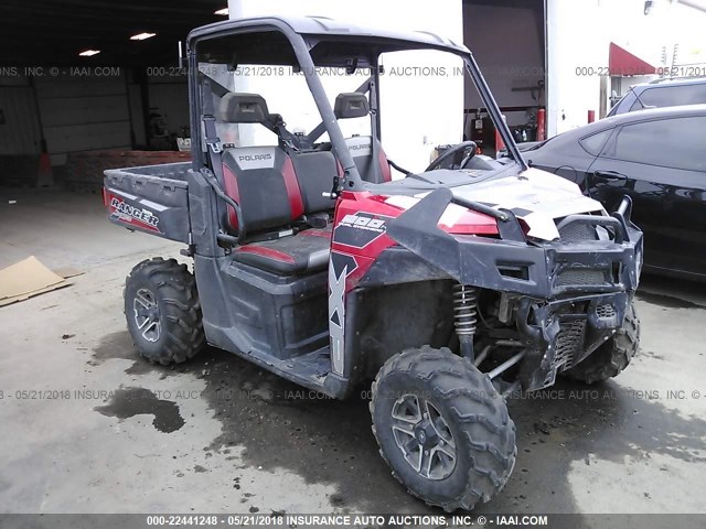 3NSRTE870FG492478 - 2015 POLARIS RANGER XP 900 EPS RED photo 1