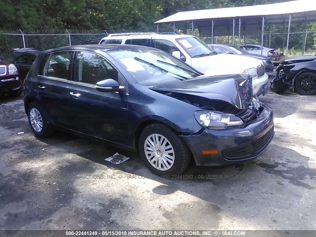 WVWDB7AJ1AW386700 - 2010 VOLKSWAGEN GOLF 蓝色 照片 1