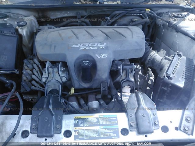 2G2WP522X51168827 - 2005 PONTIAC GRAND PRIX 银色 照片 10