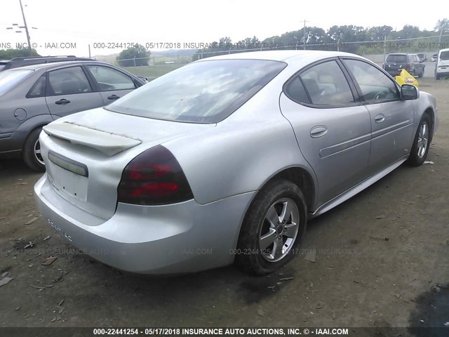 2G2WP522X51168827 - 2005 PONTIAC GRAND PRIX 银色 照片 4