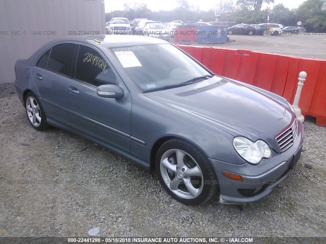 WDBRF52H76A854118 - 2006 MERCEDES-BENZ C GENERATION 2006 230 Light Blue photo 1