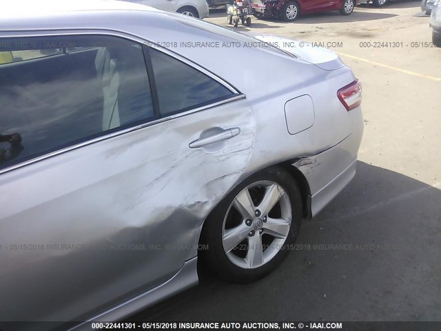4T1BF3EK1BU189364 - 2011 TOYOTA CAMRY SE/LE/XLE 银色 照片 6