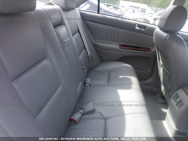 4T1BE30KX4U299861 - 2004 TOYOTA CAMRY LE/XLE/SE SILVER photo 8