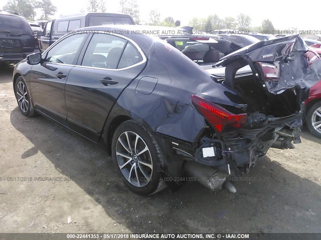 19UUB2F71FA000427 - 2015 ACURA TLX ADVANCE 黑色 照片 3