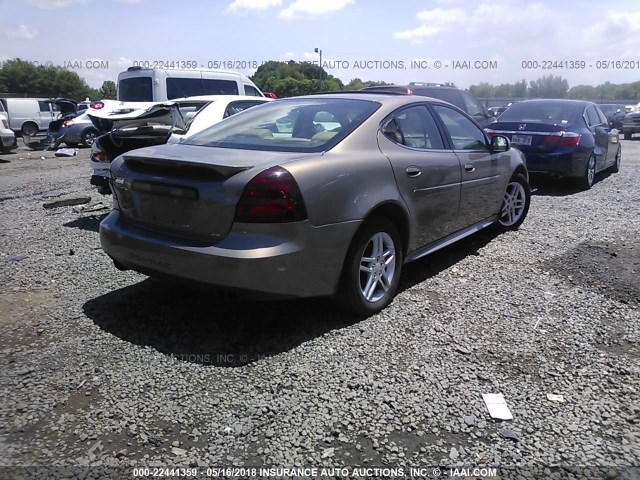 2G2WR554971140656 - 2007 PONTIAC GRAND PRIX GT GOLD photo 4