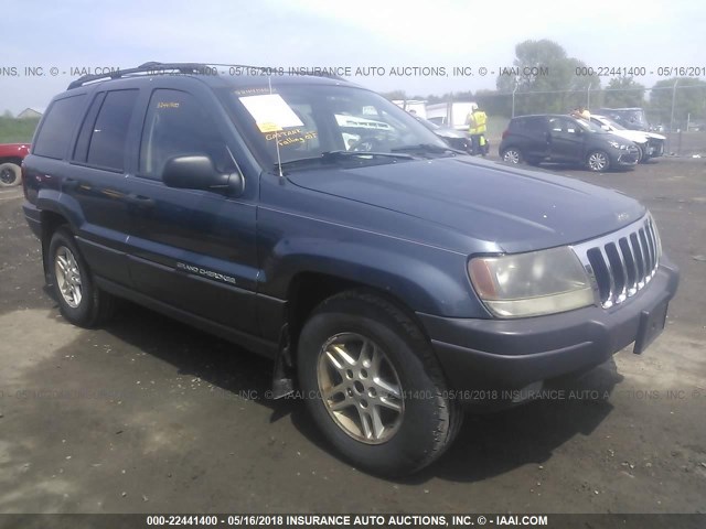 1J4GW48S33C600115 - 2003 JEEP GRAND CHEROKEE LAREDO BLUE photo 1