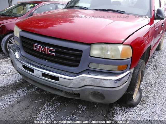 1GTEK19T43E114528 - 2003 GMC NEW SIERRA K1500 RED photo 6