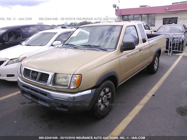 1N6DD26S5WC317660 - 1998 NISSAN FRONTIER KING CAB XE/KING CAB SE GOLD photo 2