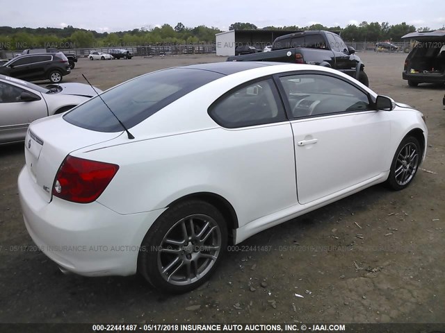JTKDE177460123376 - 2006 TOYOTA SCION TC 白色 照片 4