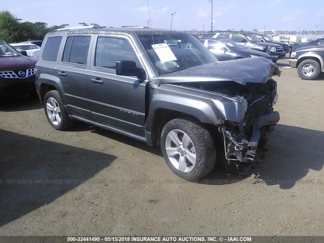 1J4NT4GB3BD227894 - 2011 JEEP PATRIOT LATITUDE GRAY photo 1