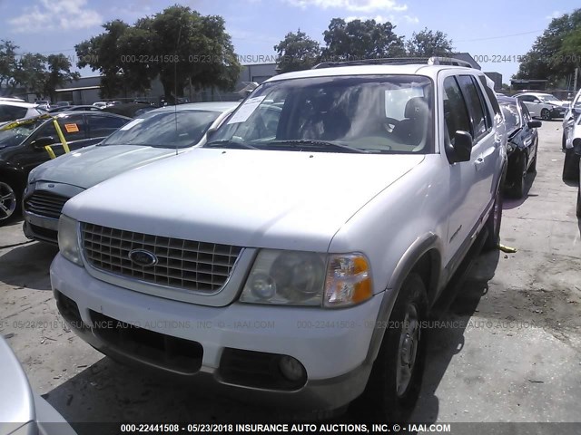 1FMDU64E42UA63284 - 2002 FORD EXPLORER EDDIE BAUER WHITE photo 2