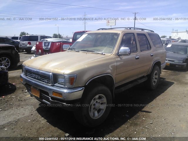 JT3VN39W3L0043434 - 1990 TOYOTA 4RUNNER VN39 SR5 金色 照片 2