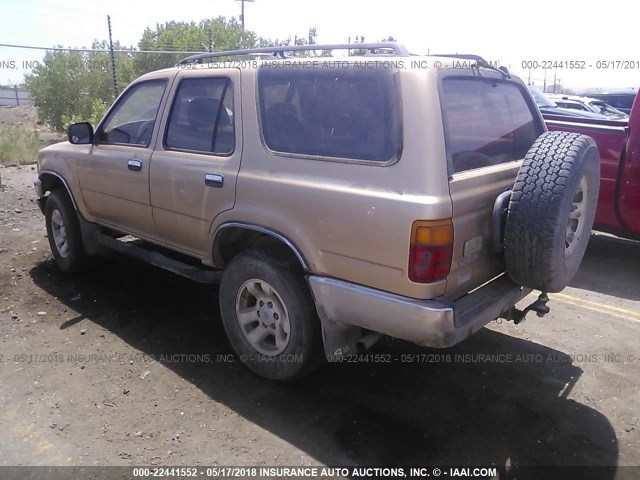JT3VN39W3L0043434 - 1990 TOYOTA 4RUNNER VN39 SR5 金色 照片 3