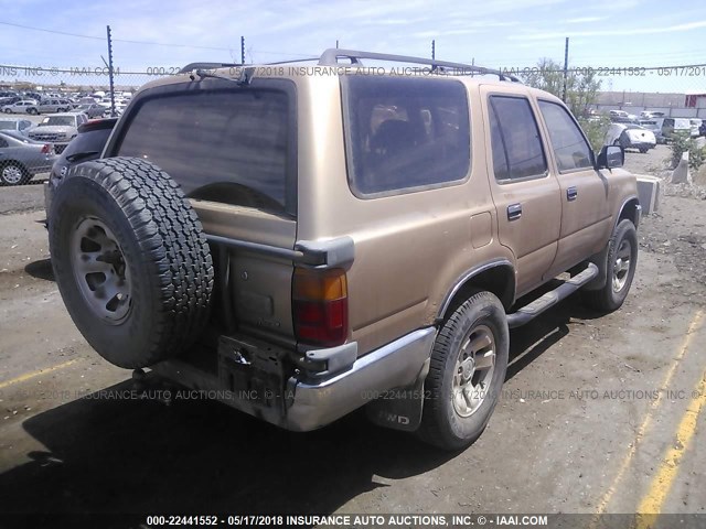JT3VN39W3L0043434 - 1990 TOYOTA 4RUNNER VN39 SR5 金色 照片 4