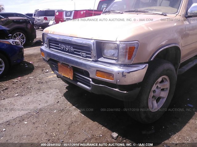 JT3VN39W3L0043434 - 1990 TOYOTA 4RUNNER VN39 SR5 金色 照片 6