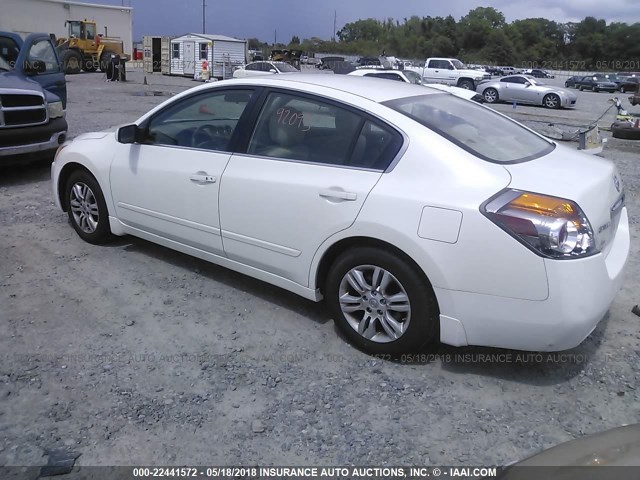 1N4AL2APXAN470940 - 2010 NISSAN ALTIMA S WHITE photo 3