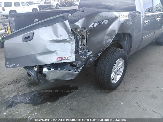 3GTP2VE72DG298872 - 2013 GMC SIERRA K1500 SLE GRAY photo 6