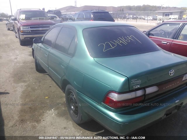 1NXBB02E6VZ574402 - 1997 TOYOTA COROLLA DX GREEN photo 3