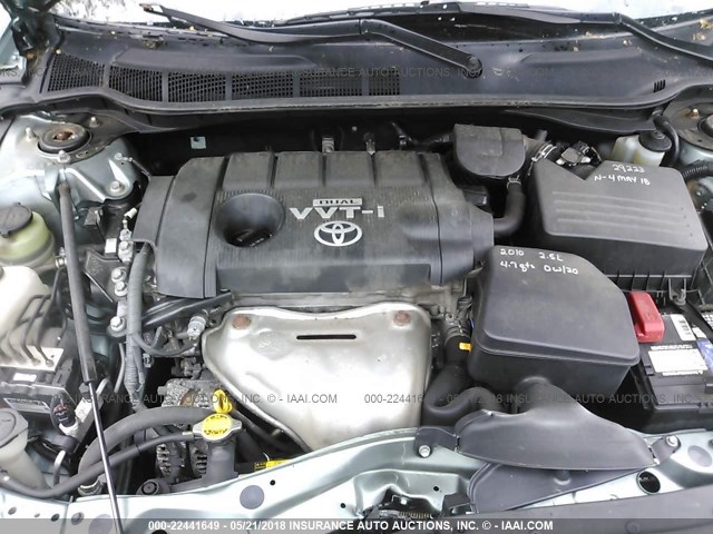 4T4BF3EK4AR051807 - 2010 TOYOTA CAMRY SE/LE/XLE 绿色 照片 10
