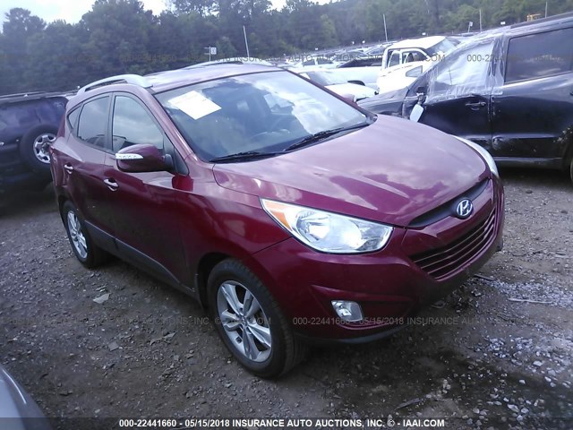 KM8JU3AC2DU729016 - 2013 HYUNDAI TUCSON GLS/LIMITED წითელი ფოტო 1