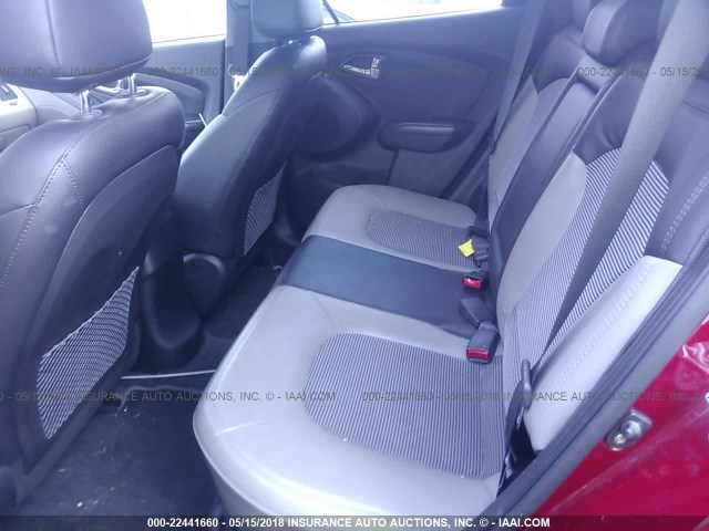 KM8JU3AC2DU729016 - 2013 HYUNDAI TUCSON GLS/LIMITED წითელი ფოტო 8