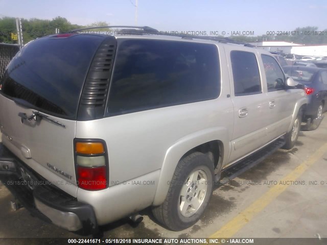 1GNFK16Z25J191557 - 2005 CHEVROLET SUBURBAN K1500 TAN photo 4