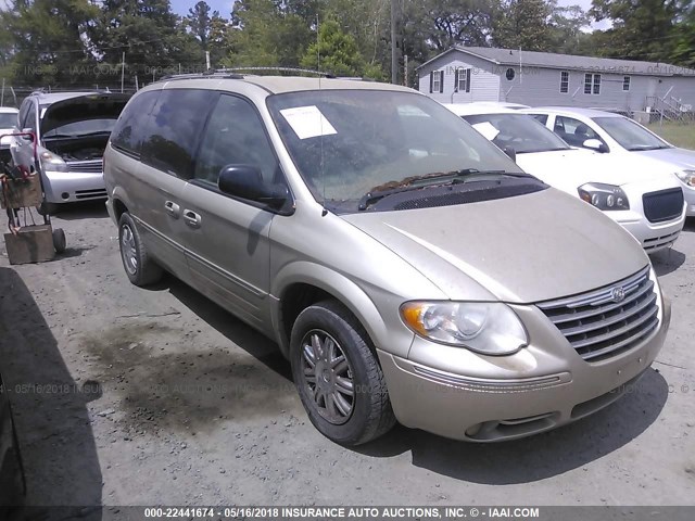 2C8GP64L05R350211 - 2005 CHRYSLER TOWN & COUNTRY LIMITED GOLD photo 1