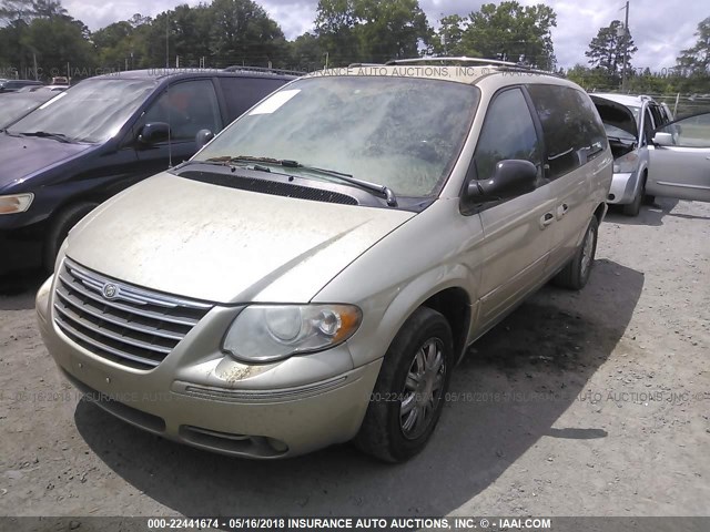 2C8GP64L05R350211 - 2005 CHRYSLER TOWN & COUNTRY LIMITED GOLD photo 2